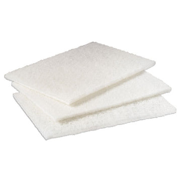 Scotch-Brite™ PROFESSIONAL Light Duty Cleansing Pad, 6 X 9, White, 20-pack, 3 Packs-carton freeshipping - TVN Wholesale